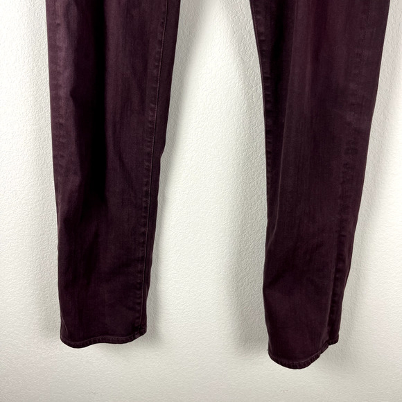 AG Adriano Goldschmied Jeans Mens 36x33 The Tellis Modern Slim Burgundy Maroon - Picture 3 of 11